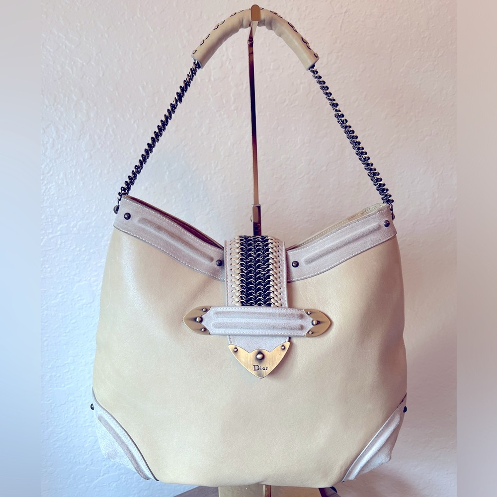 Christian Dior Leather Jeanne Hobo Bag
